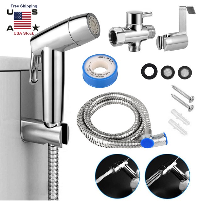 Bidet Toilet Sprayer SetHandheld KitBathroom Hand Shower Self Clean