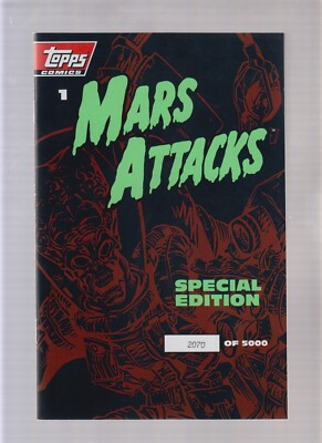 Mars Attacks #1 - Written By Keith Giffen ! (8.5/9.0) 1994