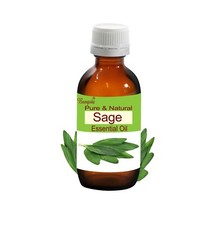 Sage Essential Oil Pure Salvia officinalis Herbal Aroma Bangota 30ml  1.00 Oz 