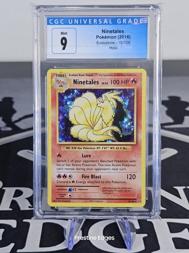 Ninetales graded CGC 9 for sale on eBay