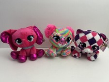 Lot of 3 NWT GUND P.Lushes Pets Plush Toy Secret Garden Willa Burke, Koko, Quinn