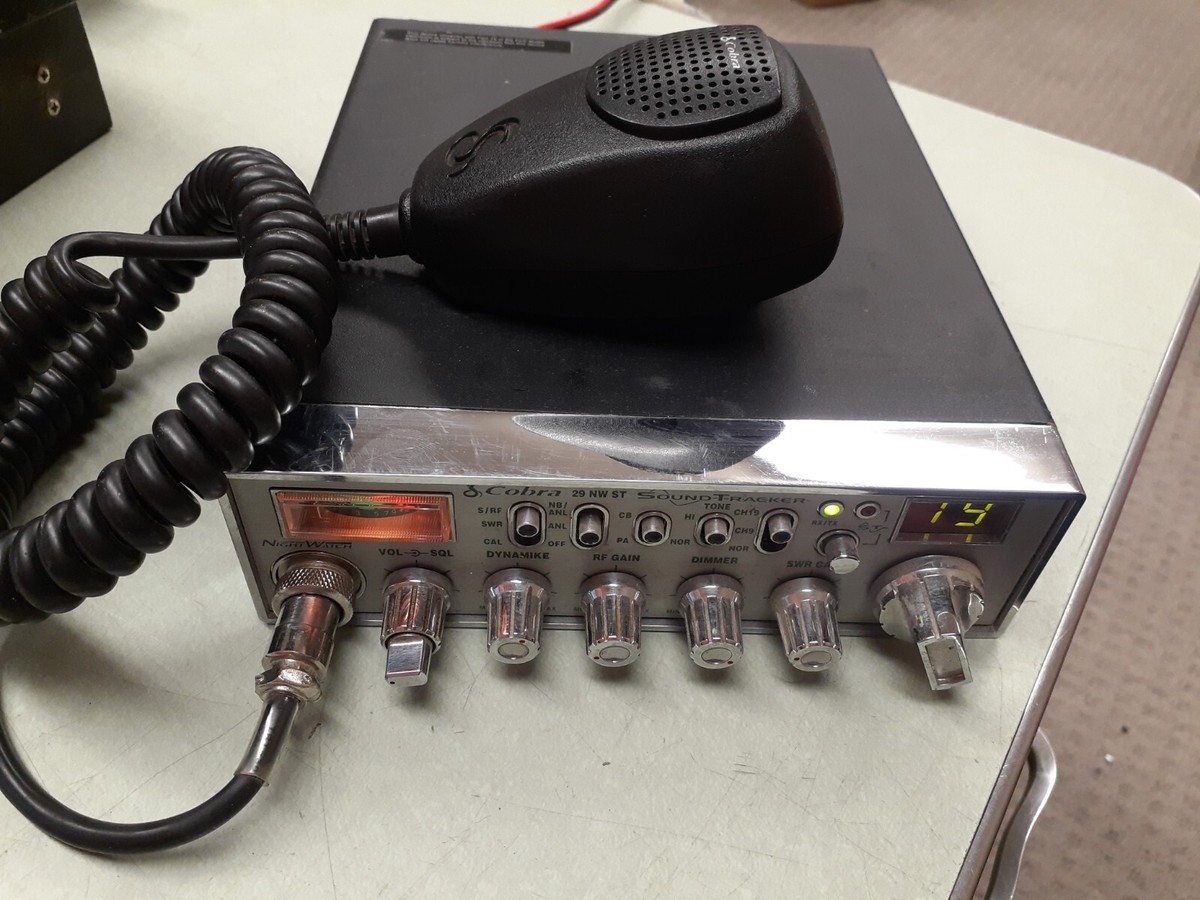 Cobra 25 WX NW ST SOUND TRACKER CB Radio + Mic WORKS | eBay Cobra 25 WX NW ST SOUND TRACKER CB Radio + Mic WORKS | eBay