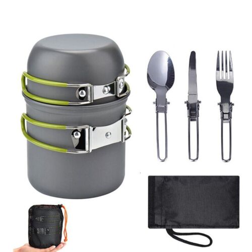 Aluminum Alloy Camping Cookware Set Portable Pops and Pans for??r 12 - Picture 1 of 12