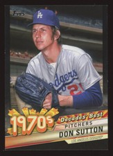2020 Topps Decades' Best Black  #DB-39 Don Sutton /299 (C01)
