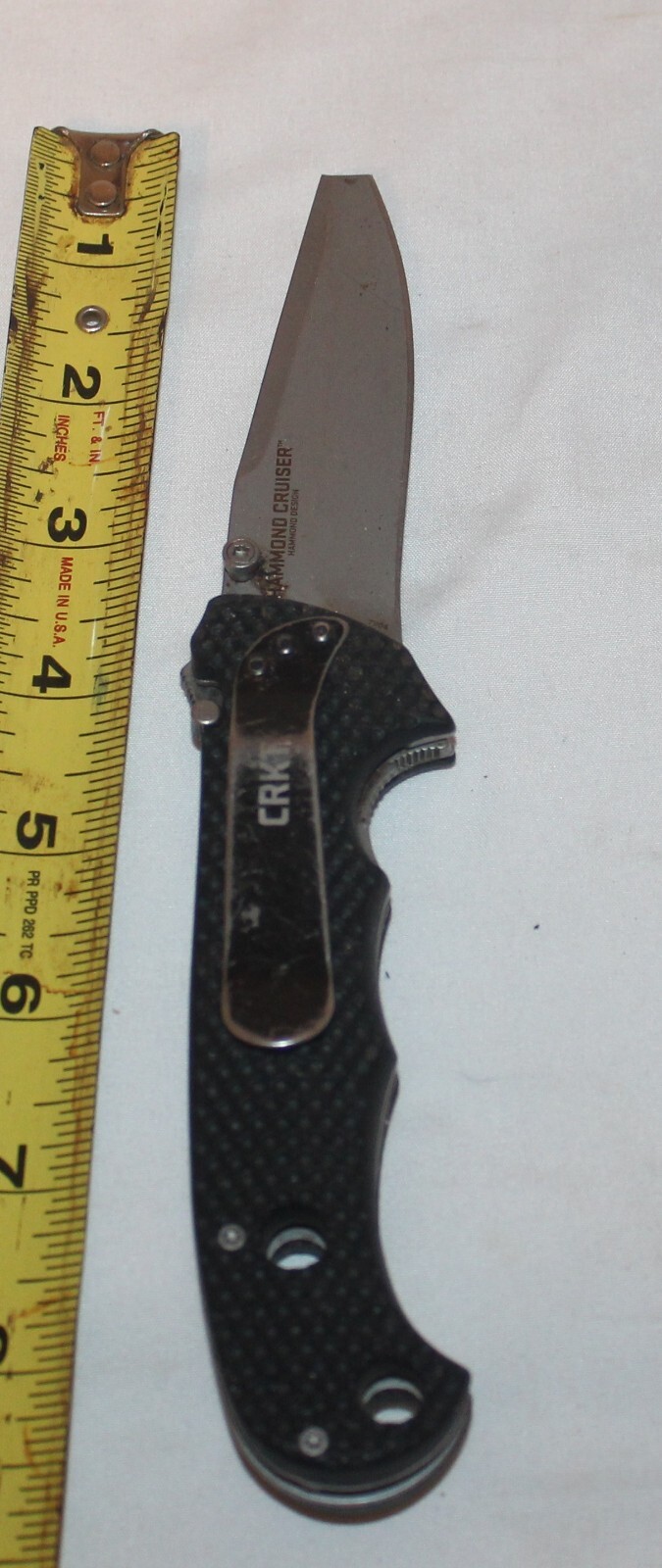 CRKT HAMMOND CRUISER FOLDING POCKET KNIFE BLACK 3.5" Blade