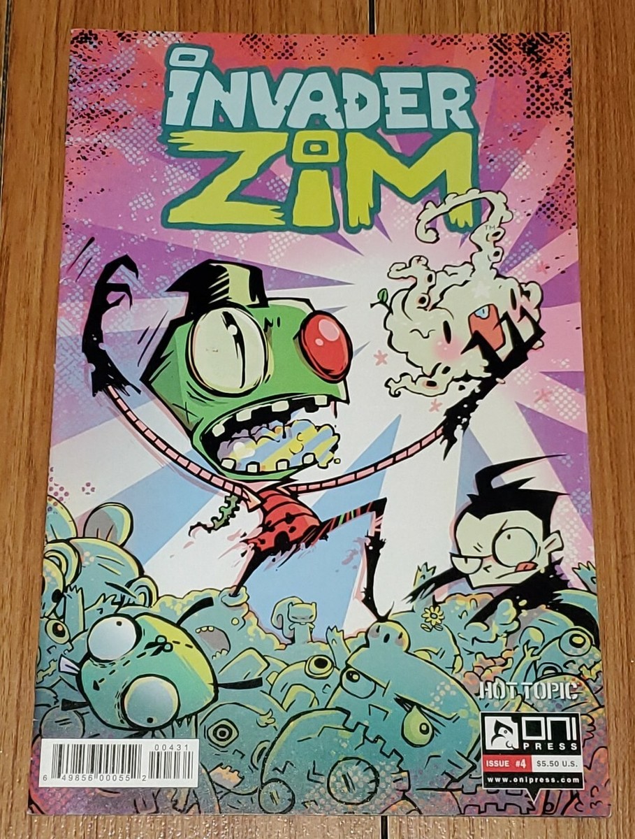 う*ん様 IMPREA Oni Press Invader Zim #4 (Hot Topic Exclusive Variant Cover) VG | eBay