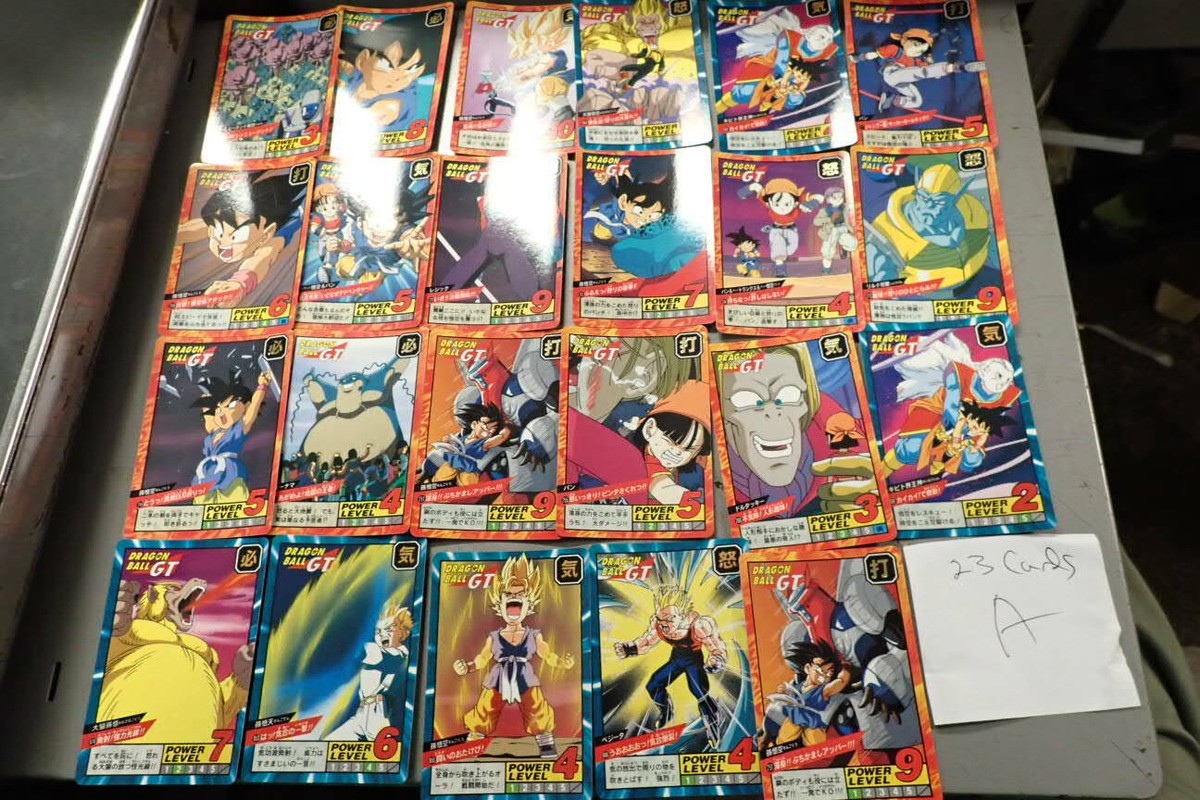 A 23 Dragonball Z GT Artbox Trading Card Bandai Japan packs Dragon