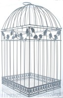 Fun Express White Birdcage Wedding Gift Card Holder Fun Express White Birdcage Wedding Gift Card Holder