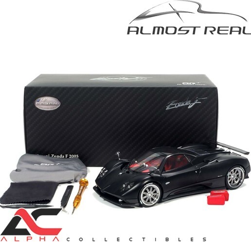 ALMOST REAL ALM850403001 1:18 2005 PAGANI ZONDA F ( MATT BLACK) | eBay