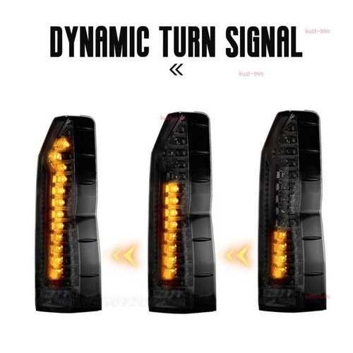 For 2019-2023 Toyota Hiace 6th H300 Dynamic Rear Lamp HCmotion LED Tail Lights - Picture 5 of 11