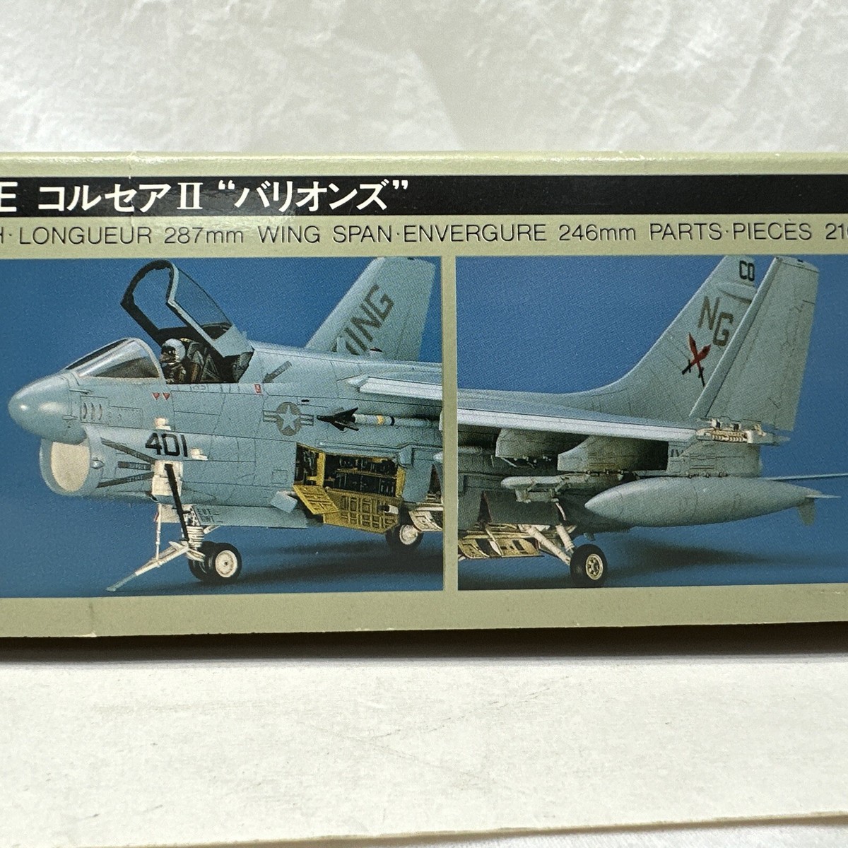 1987 Hasegawa 1/48 A-7e Corsair II VALIONS P14 2900 Kit Partial