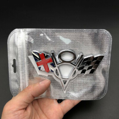 Distintivo Bandiera Union Jack Smaltato Autoadesivo Metallo Classico GB - Foto 6