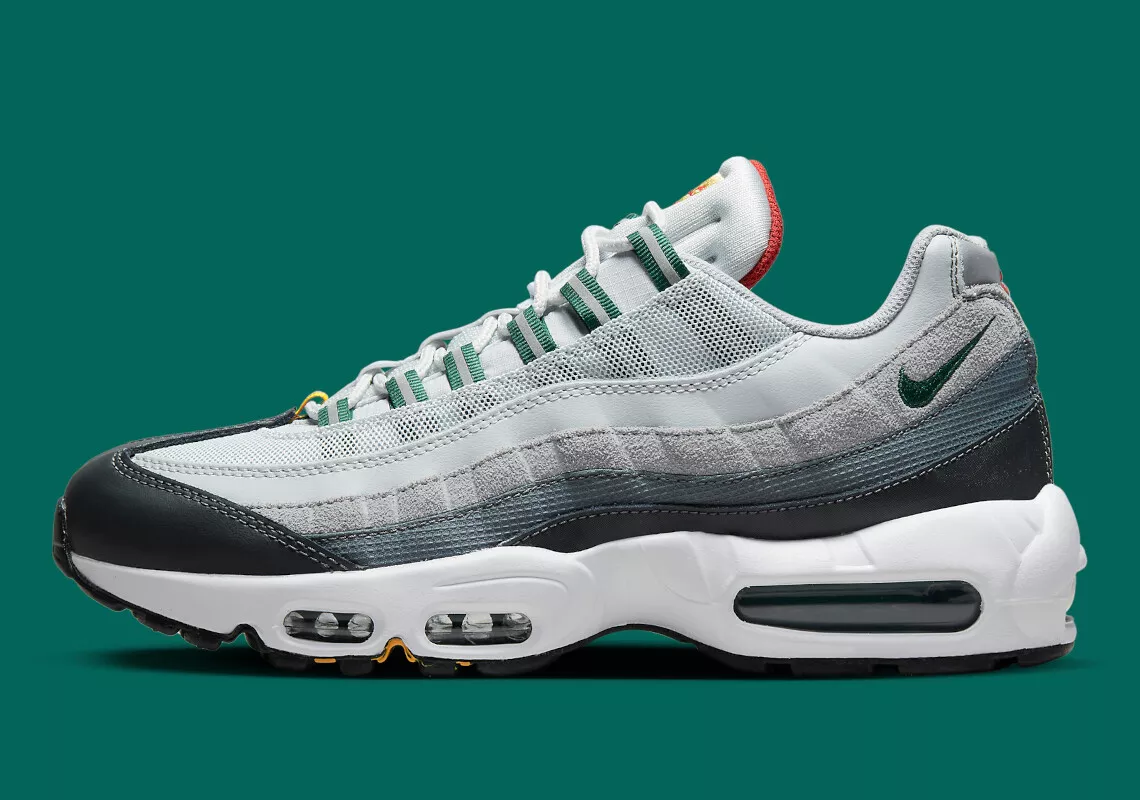 Nike Air Max 95 Prep School Pure Platinum Gorge Green DM0011 002
