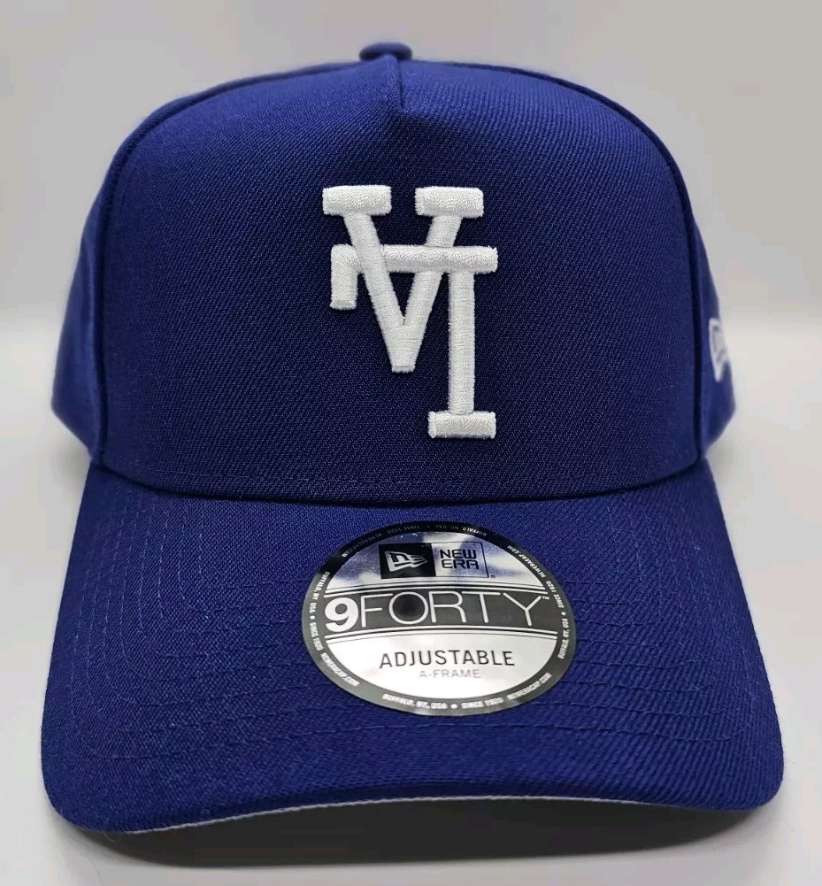 New Era 9FORTY LAキャップ ネイビー 9FORTY ロサンゼルス・エンゼルス ネイビー × チームカラー