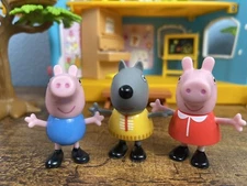 Rare Wendy Wolf (VGC) w/ Brand New free Gifts Peppa Pig & George Pig