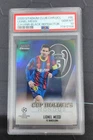 2020-21 Topps UEFA Stadium Club Lionel Messi Black Refractor /5 SSP PSA 10