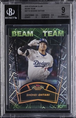 2025 STADIUM CLUB BEAM TEAM #BT19 SHOHEI OHTANI BGS 9 | eBay