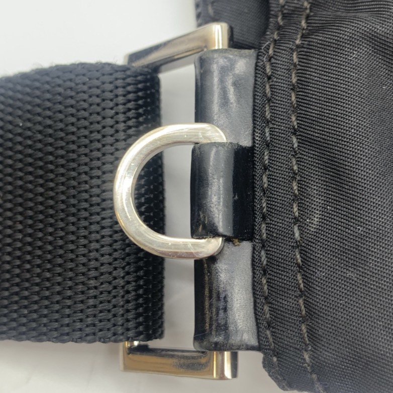 PRADA Tessuto Nylon Shoulder Bag Crossbody Pochette Sacoche Triangle Logo Black thumbnail 17
