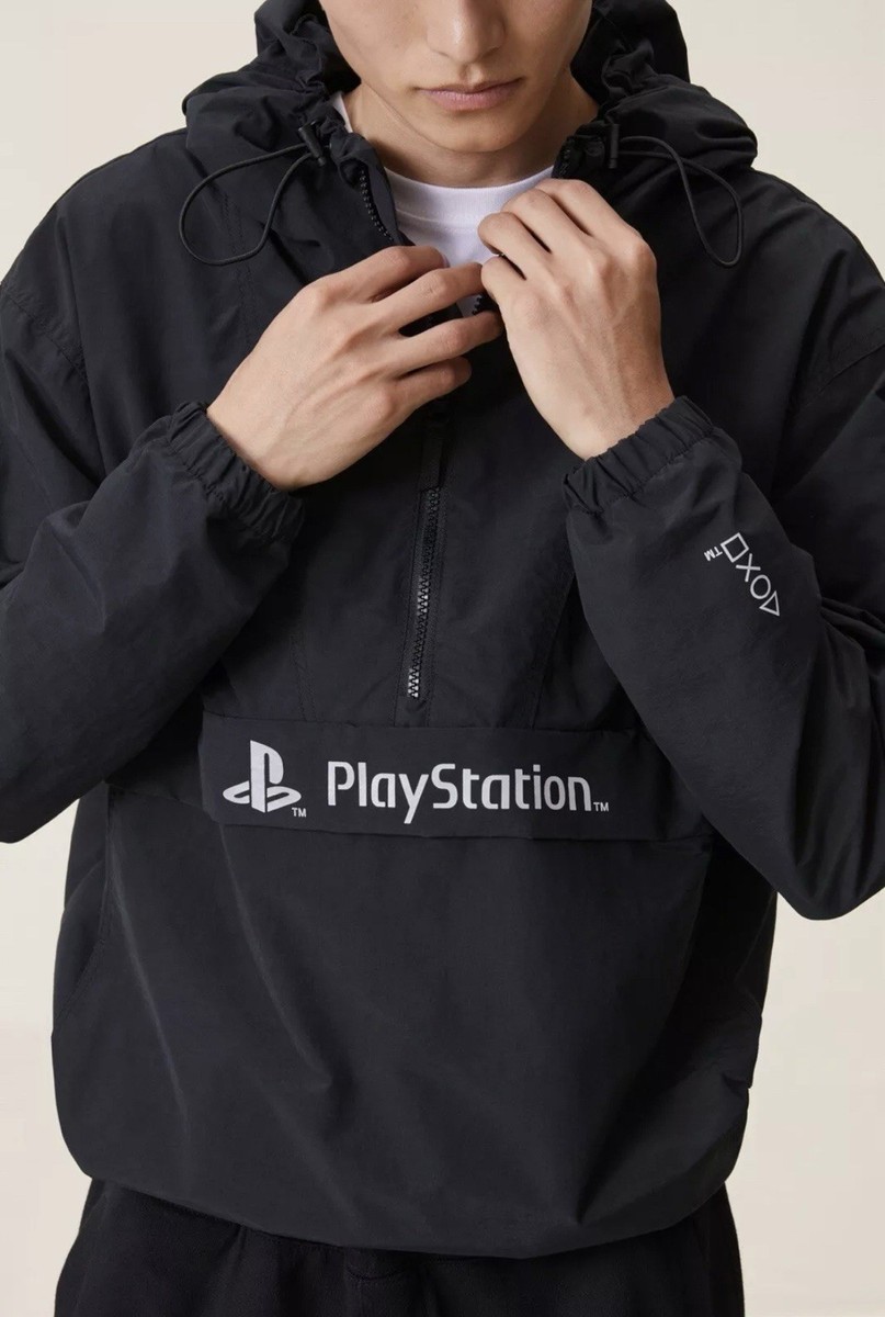 ジャケット・アウター h-man H&M Divided Playstation Windbreaker Jacket Men's S Black 1/2