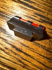 Vintage 38 Dovetail Orange Fiber Optic Front Sight .40 Total Height 40