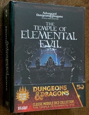 Dungeons & Dragons Temple of Elemental Evil Classic Module Dice ...