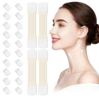 Neck Tape Lifting Invisible, Neck Invisible Lift Tape for Sagging Skin, Instant