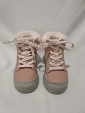 Oshkosh B'Gosh - Toddler Girls Faux Fur Lace Up Winter Boots - Size 7M
