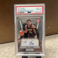 2021-22 Panini Prizm - Flashback Signatures Trae Young #FS-TYG (AU)