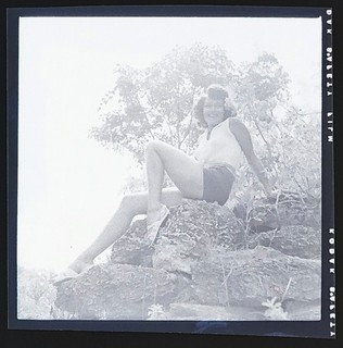 Bunny Yeager Estate Vintage Original Negative of Brunette Beauty