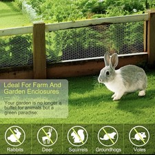 Chicken Wire Fencing, 16.5 X 158 Inch Chicken Wire Mesh Roll for Garden Plants,