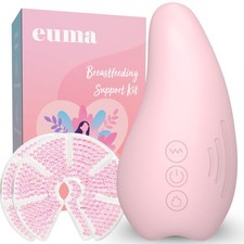 Breast Massager for Breast Feeding Essentials New Mom - Vibrating Lactation M...