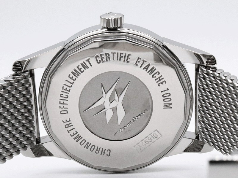 Breitling Transocean Day Date A45310 Silver Automatic Polished Watch Box Paper image 6