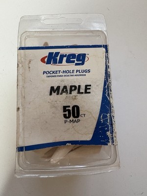 Pkg Of 50 Kreg Maple Pocket Hole Plugs NOS