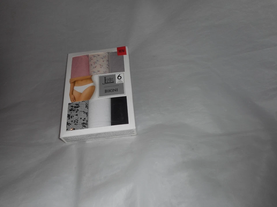 Jezebel 6 Pack Multicolor Bikini Panty Size Medium - Image 2 of 4