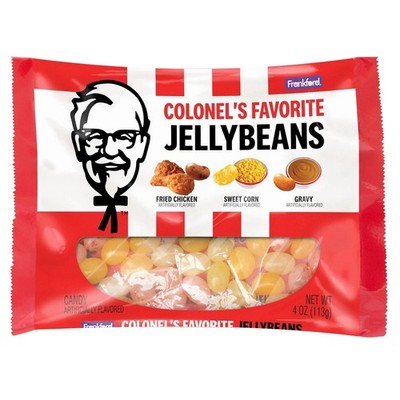 KFC 4 oz Colonel's Favorite Jelly Beans Fried Chicken Sweet Corn Gravy BB 3/2027