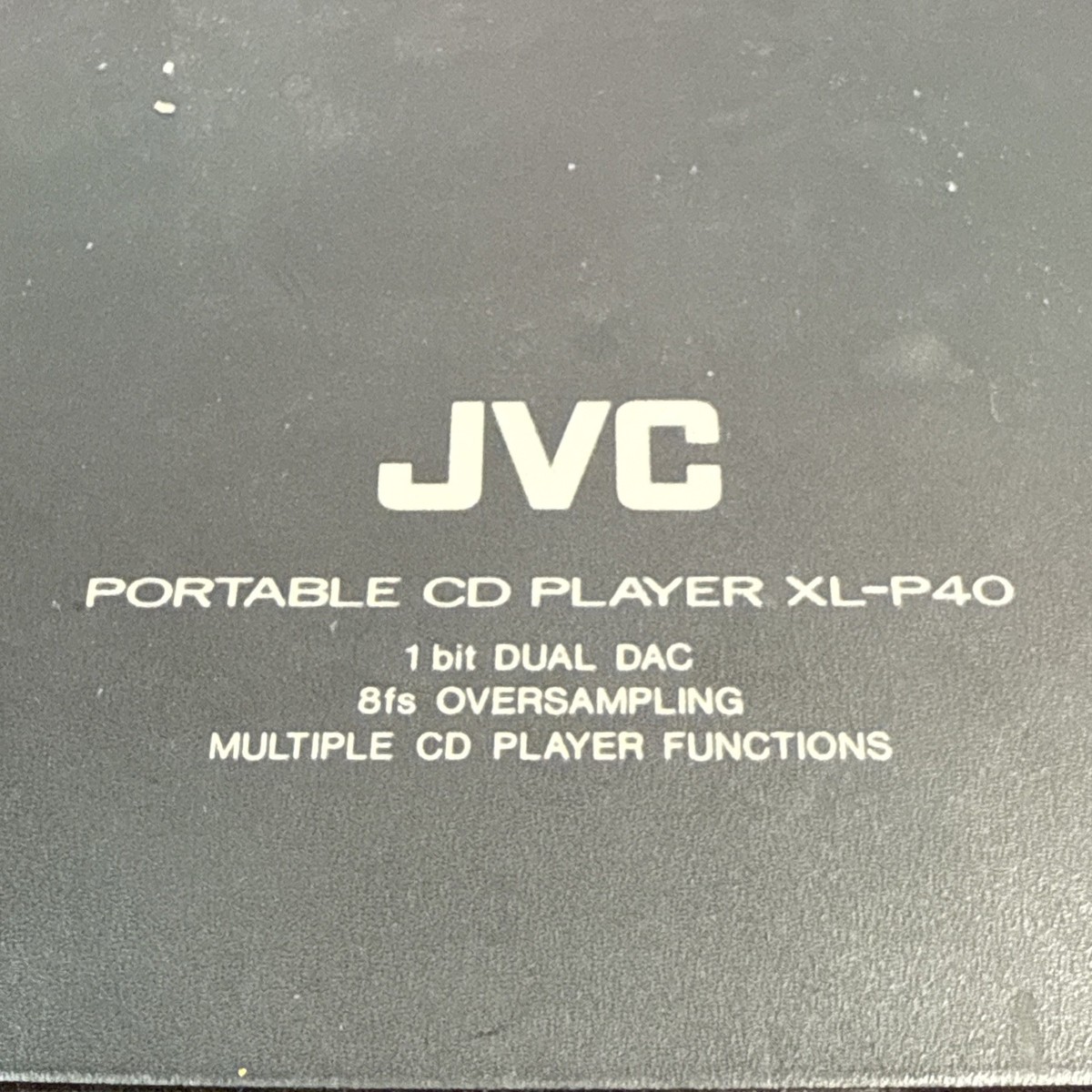 VTG JVC XL-P40 Portable CD Player Hyper Bass Sound Compact Disc