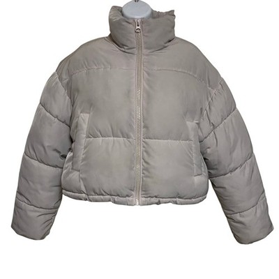 Divided H&M Cropped Puffer Jacket Womens XXS