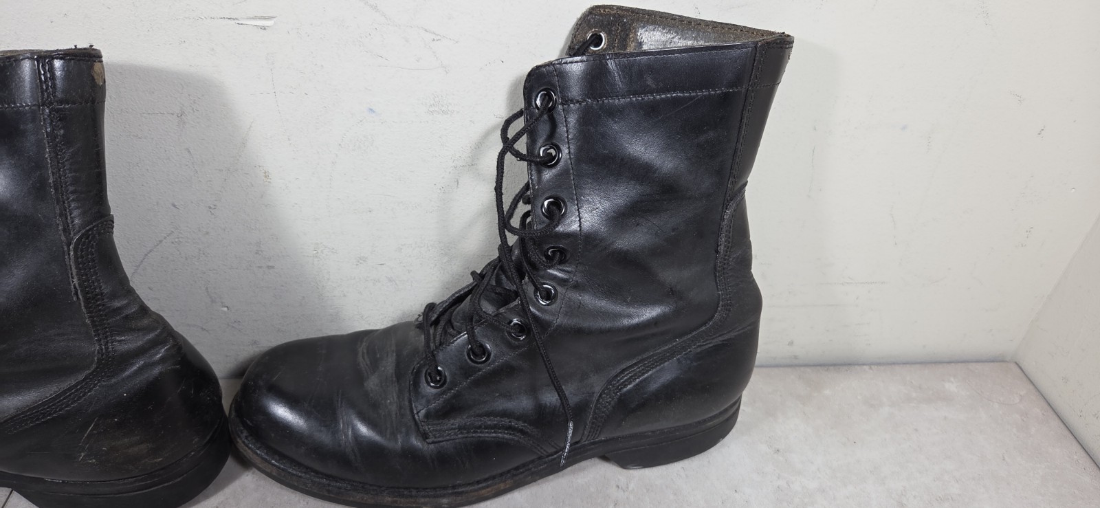 Vintage PANCO Vietnam War Era Military Boots Mens 8R Dated 1960s 1966 BILTRITE