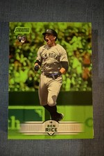 2025 Topps Stadium Club - Ben Rice #196 Lime Green Foil (RC)