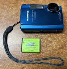 Olympus Stylus Tough-3000 Blue Built-in Flash Portable Waterproof Digital Camera