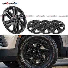 Set Of 4 For 2019-22 Chevrolet Blazer L Lt 18in Wheel Cover Hub Caps Matte Black Set Of 4 For 2019-22 Chevrolet Blazer L Lt 18in Wheel Cover Hub Caps Matte Black