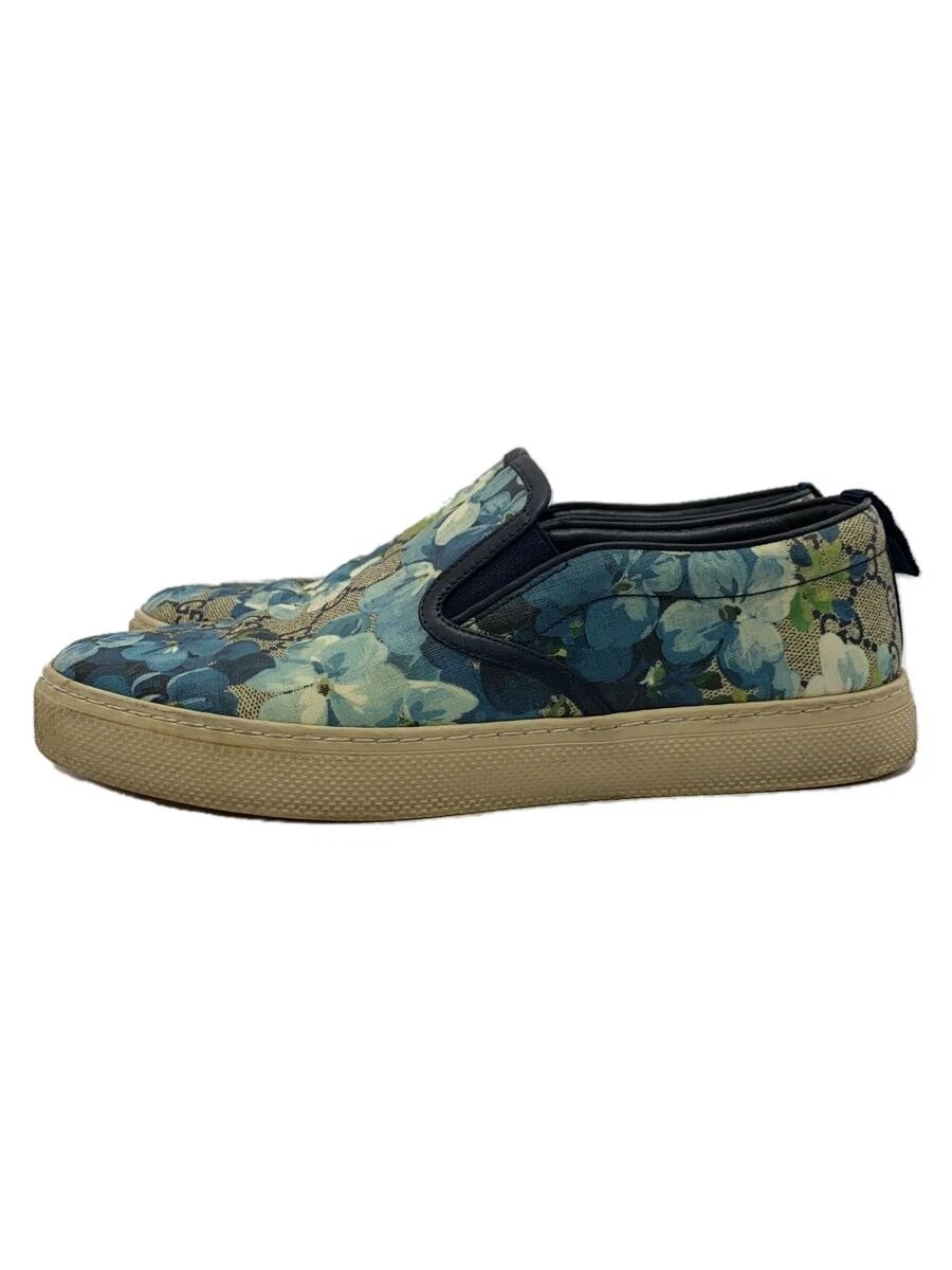 Baskets basses Gucci Flora GG Supreme Blooms bleu UK6,5 d'occasion