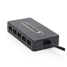 Thermalright Integrated Fan Hub, 10-Port 4 Pin PC Fan Controller, 12V Fan Hub,