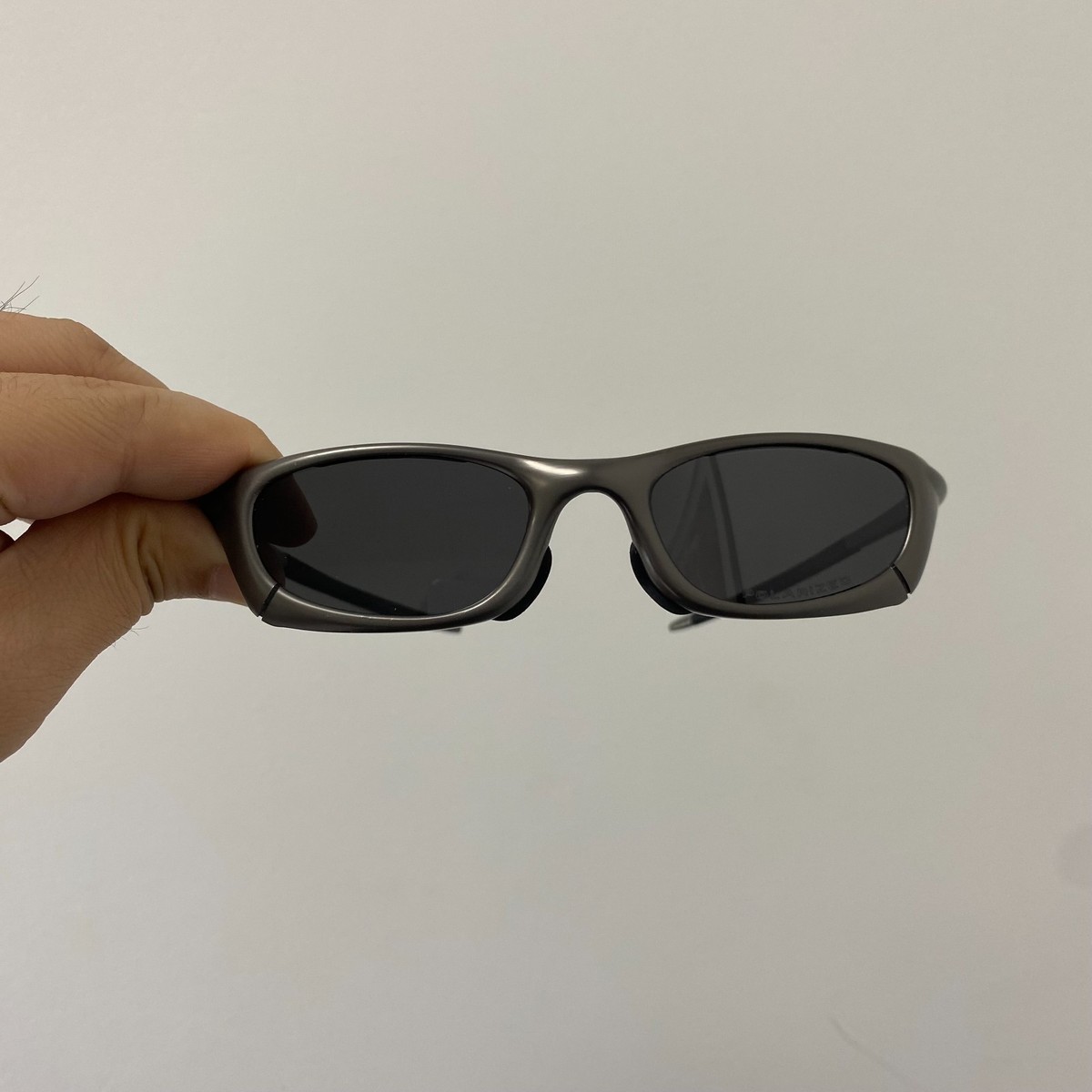 Oakley Mag four Sunglasses Black Lenses/Magnesium Four Frame New