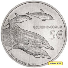 Portugal 5 Euro 2020 - DOLPHIN - DAUPHIN - *** RAR *** - GOLFINHO - * UNC *