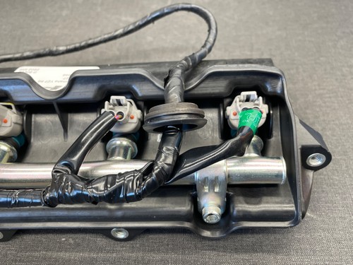 06-07 Yamaha YZF R6 boîte à air secondaire rail carburant injecteurs origine OEM - Photo 5/11