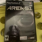 Area 51 (PS2 Sony PlayStation 2) • CIB Complete w/Reg Card • Tested & Working