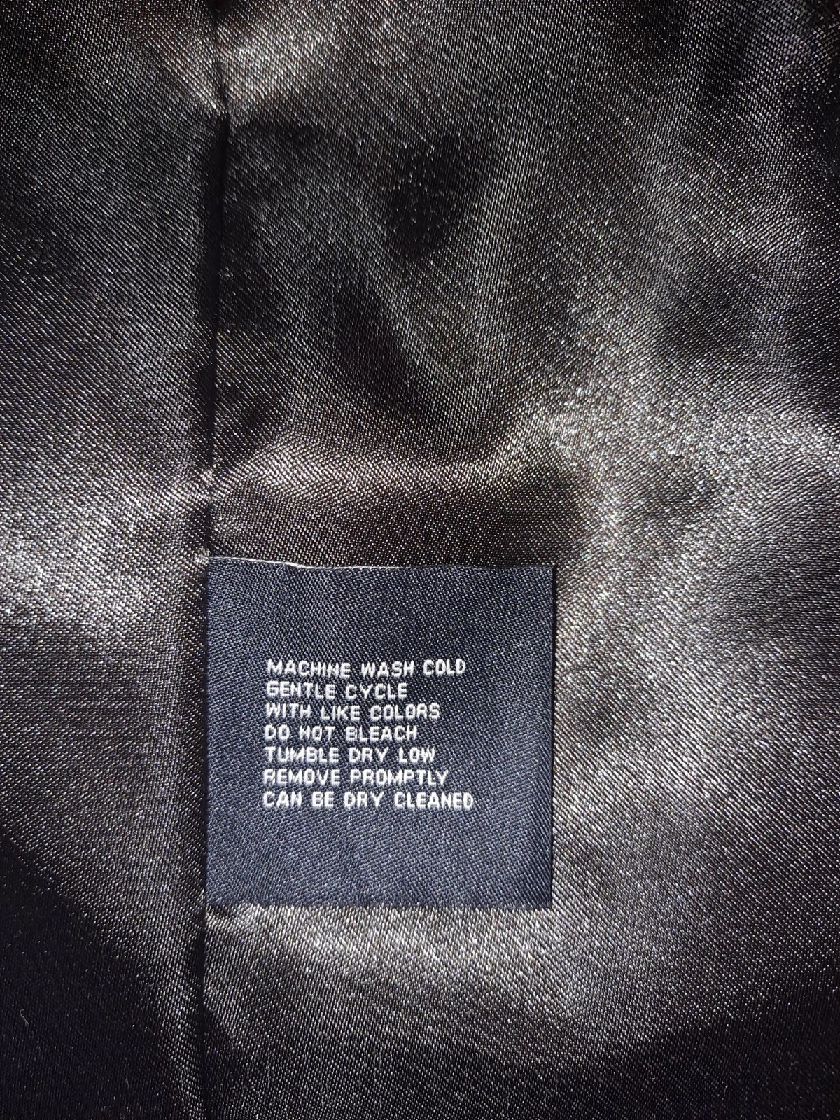 Weatherproof Men's Black Zip Front Lined Jacket- XL Polyester Shell (super soft) - product detail image 6