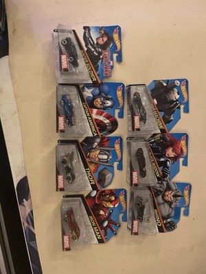 Hot Wheels Marvel Character Cars Lot   Iron Man Thor Ant-Man + More   New Sealed