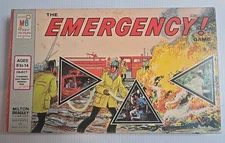 THE EMERGENCY! TV SHOW BOARD GAME BOXED 1973 MILTON BRADLEY With Seals Intact 